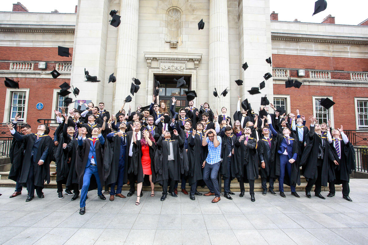 Silly hat? ✅ Silly frock? ✅ Wearing your best outfit? ✅ It must be time for graduation! What comes next? Hearing your future interviews current and former students to find out more about how they got to where they are and where they are going to next. Picture of obligatory hat throwing outside the Samuel Alexander building in 2018. Photobombing by Gavin Brown 🎓